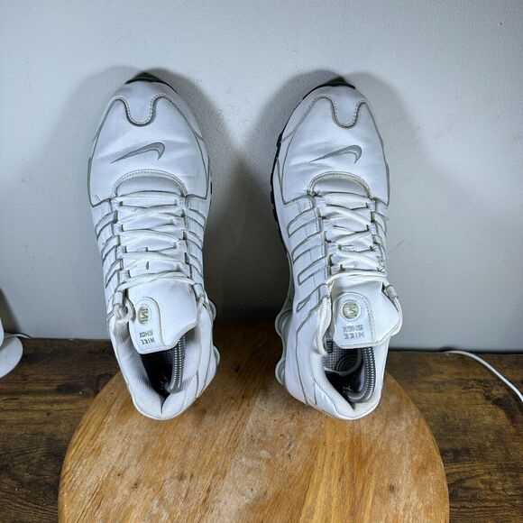 2012 Nike Shox NZ SL White Silver Men\'s Size 12 Shoe Sneakers 366363-111 main image 6